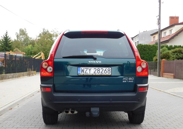 Volvo XC 90 cena 36980 przebieg: 245000, rok produkcji 2003 z Września małe 326